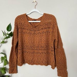 Burnt Spice Knit Sweater